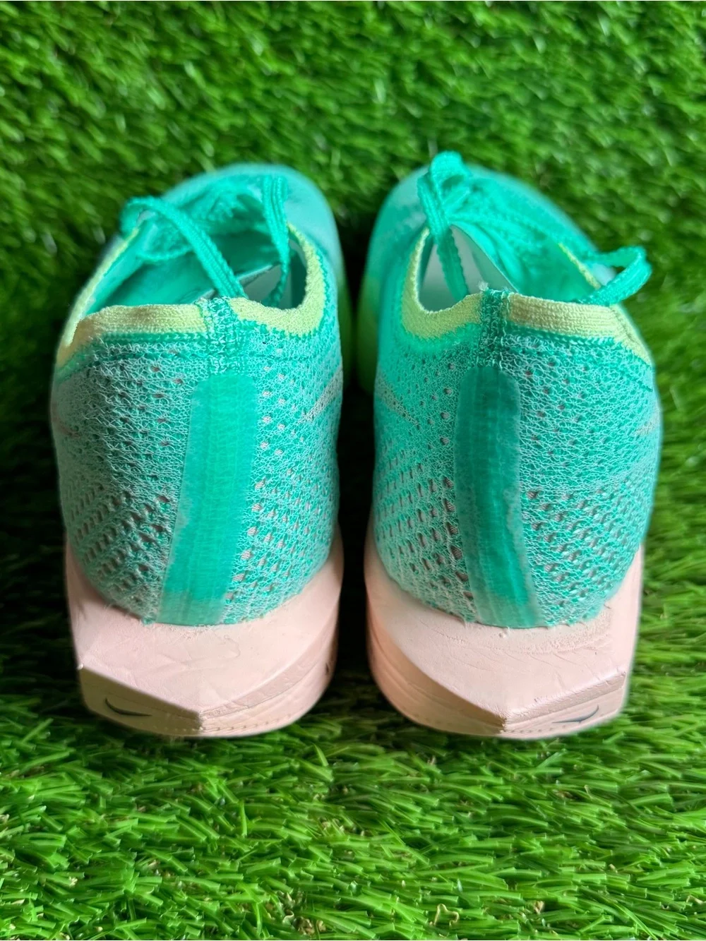Nike Zoomx Vaporfly Next% 3 Flyknit Mint Foam-Sail Womens Sz 9 HQ3505-379 New
